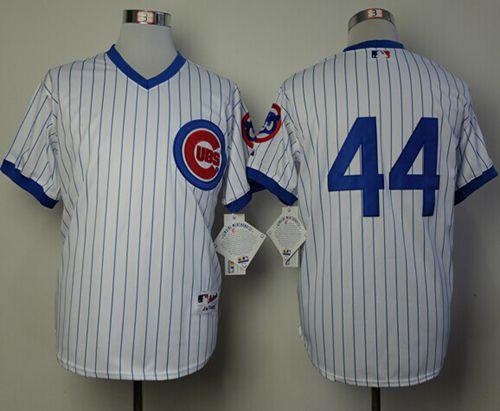 Cubs #44 Anthony Rizzo White 1988 Turn Back The Clock Stitched MLB Jersey - Click Image to Close